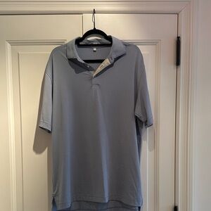 Peter Millar Light Blue Polo Shirt